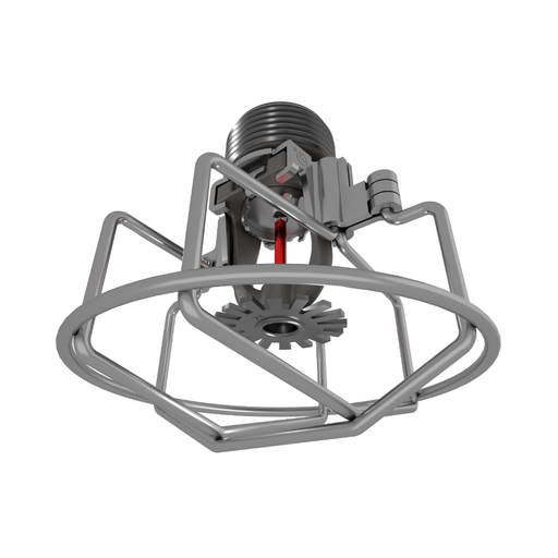 Viking® VK3021, XT1, Intermediate Level/In-Rack, Preassembled w/ Guard, 5.6K, Pendent, QR, 1/2" NPT, Nickel PTFE (ENT), 155 Degree 23870JNBG Fire Sprinkler Head - WeSupplyIt.com
