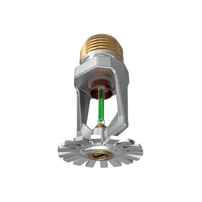 Viking® VK302, Model M, 5.6K, Standard, Pendent, QR, 1/2" NPT, Chrome, 200 Degree 12979FE Fire Sprinkler Head - WeSupplyIt.com