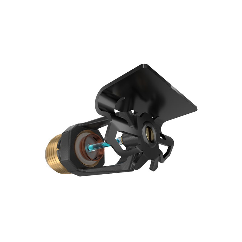 Viking® VK305, Model M, 5.6K, Standard, Horizontal Sidewall, QR, 1/2" NPT, Black, 286 Degree 12997MG/B Fire Sprinkler Head - WeSupplyIt.com