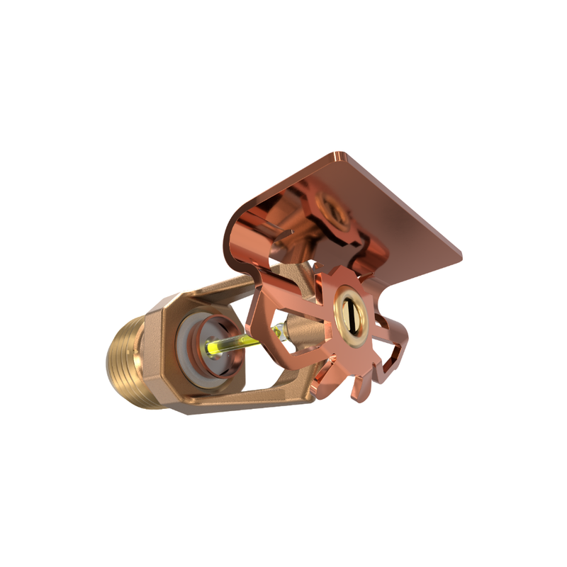 Viking® VK305, Model M, 5.6K, Standard, Horizontal Sidewall, QR, 1/2" NPT, Brass, 175 Degree 12997AD Fire Sprinkler Head - WeSupplyIt.com