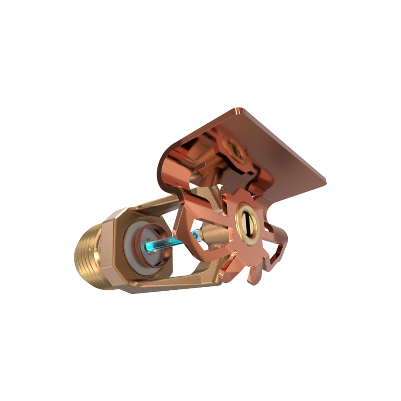 Viking® VK305, Model M, 5.6K, Standard, Horizontal Sidewall, QR, 1/2" NPT, Brass, 286 Degree 12997AG Fire Sprinkler Head - WeSupplyIt.com