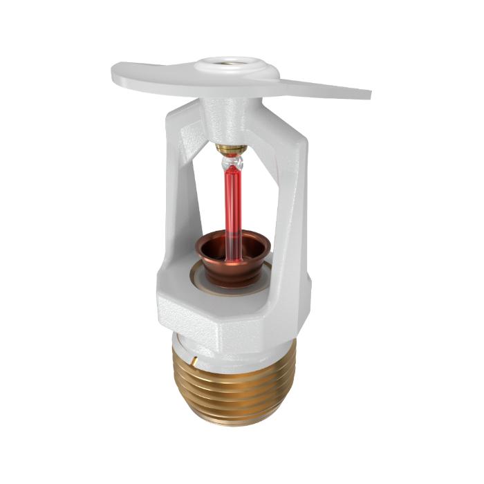 Viking® VK306, Model M, 5.6K, Standard, Vertical Sidewall, QR, 1/2" NPT, White, 155 Degree 12983MB/W Fire Sprinkler Head