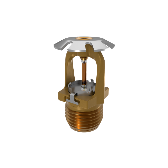 Viking® VK3101, 5.6K, Standard, Conventional, QR, 1/2" NPT, Brass, 135 Degree 23908AA Fire Sprinkler Head