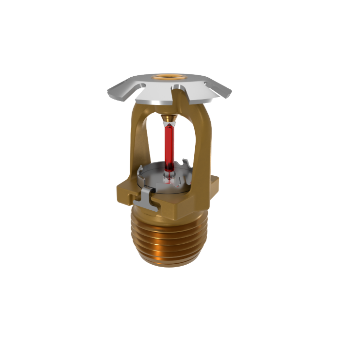 Viking® VK3101, 5.6K, Standard, Conventional, QR, 1/2" NPT, Brass, 155 Degree 23908AB Fire Sprinkler Head