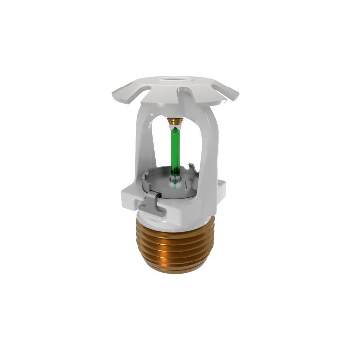 Viking® VK3101, 5.6K, Standard, Conventional, QR, 1/2" NPT, White, 200 Degree 23908ME/W Fire Sprinkler Head