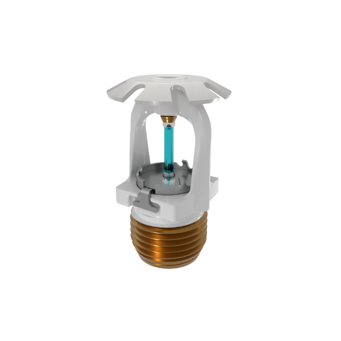 Viking® VK3101, 5.6K, Standard, Conventional, QR, 1/2" NPT, White, 286 Degree 23908MG/W Fire Sprinkler Head