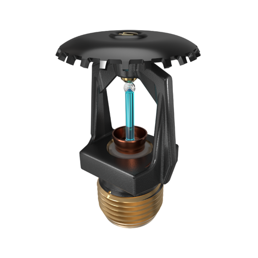 Viking® VK315, Model M, 5.6K, Standard, High Pressure 250 PSI, Upright, QR, 1/2" NPT, Black, 286 Degree 12281MG/B Fire Sprinkler Head - WeSupplyIt.com