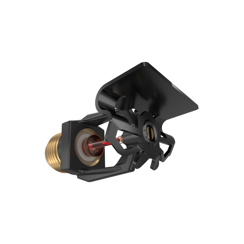 Viking® VK319, Model M, 5.6K, Standard, High Pressure 250 PSI, Horizontal Sidewall, QR, 1/2" NPT, Black, 155 Degree 12285MB/B Fire Sprinkler Head - WeSupplyIt.com