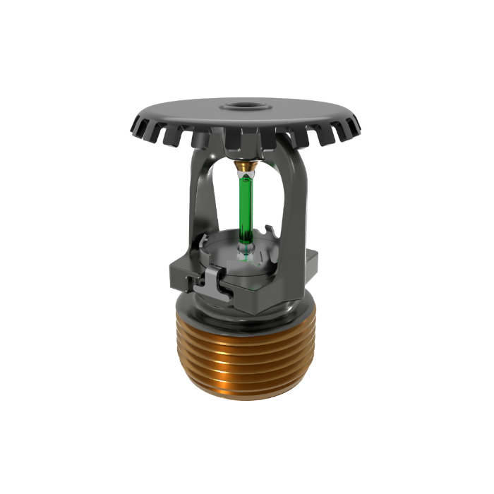 Viking® VK3501, XT1, 8.0K, Standard, Upright, QR, 3/4" NPT, Black, 200 Degree 23877ME/B Fire Sprinkler Head