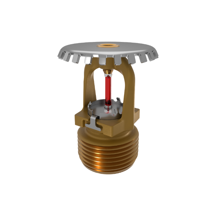 Viking® VK3501, XT1, 8.0K, Standard, Upright, QR, 3/4" NPT, Brass, 155 Degree 23877AB Fire Sprinkler Head - WeSupplyIt.com