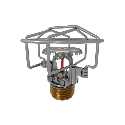 Viking® VK3501, XT1, Intermediate Level/In-Rack, Preassembled w/ Guard, 8.0K, Upright, QR, 3/4" NPT, Chrome, 155 Degree 23877FBG Fire Sprinkler Head - WeSupplyIt.com