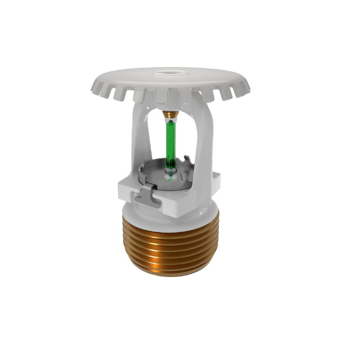 Viking® VK3501, XT1, 8.0K, Standard, Upright, QR, 3/4" NPT, White, 200 Degree 23877ME/W Fire Sprinkler Head