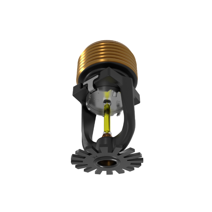 Viking® VK3521, XT1, 8.0K, Standard, Pendent, QR, 3/4" NPT, Black, 175 Degree 23878MD/B Fire Sprinkler Head