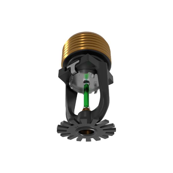 Viking® VK3521, XT1, 8.0K, Standard, Pendent, QR, 3/4" NPT, Black, 200 Degree 23878ME/B Fire Sprinkler Head