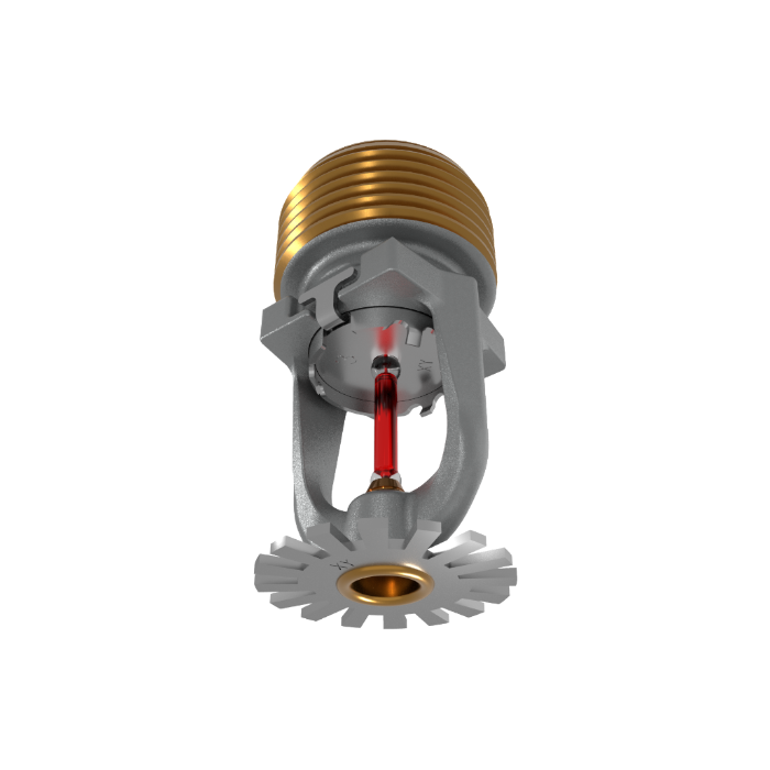 Viking® VK3521, XT1, 8.0K, Standard, Pendent, QR, 3/4" NPT, Chrome, 155 Degree 23878FB Fire Sprinkler Head