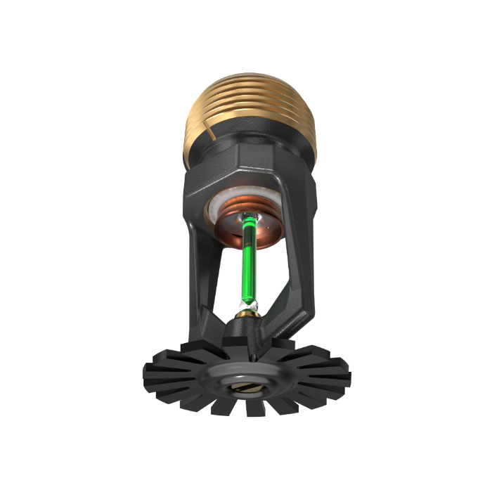 Viking® VK352, Model M, 8.0K, Standard, Pendent, QR, 3/4" NPT, Black, 200 Degree 18258ME/B Fire Sprinkler Head