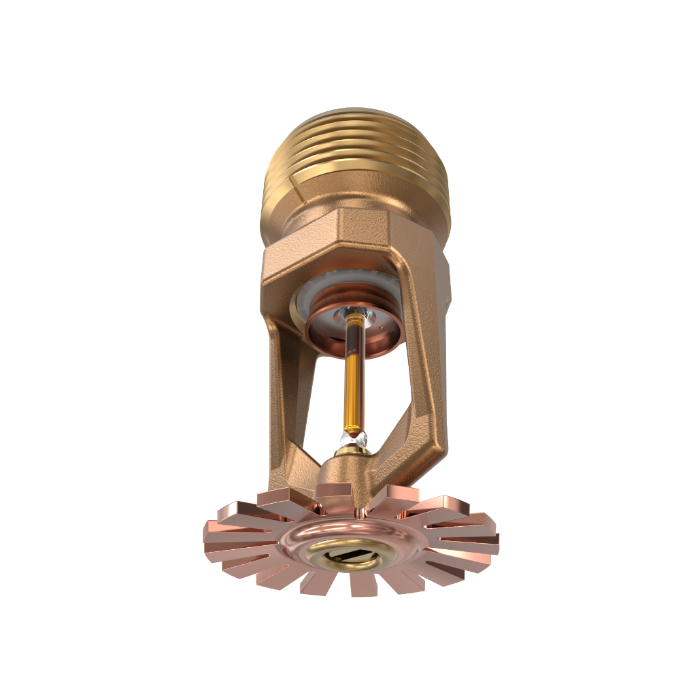 Viking® VK352, Model M, 8.0K, Standard, Pendent, QR, 3/4" NPT, Brass, 135 Degree 18258AA Fire Sprinkler Head