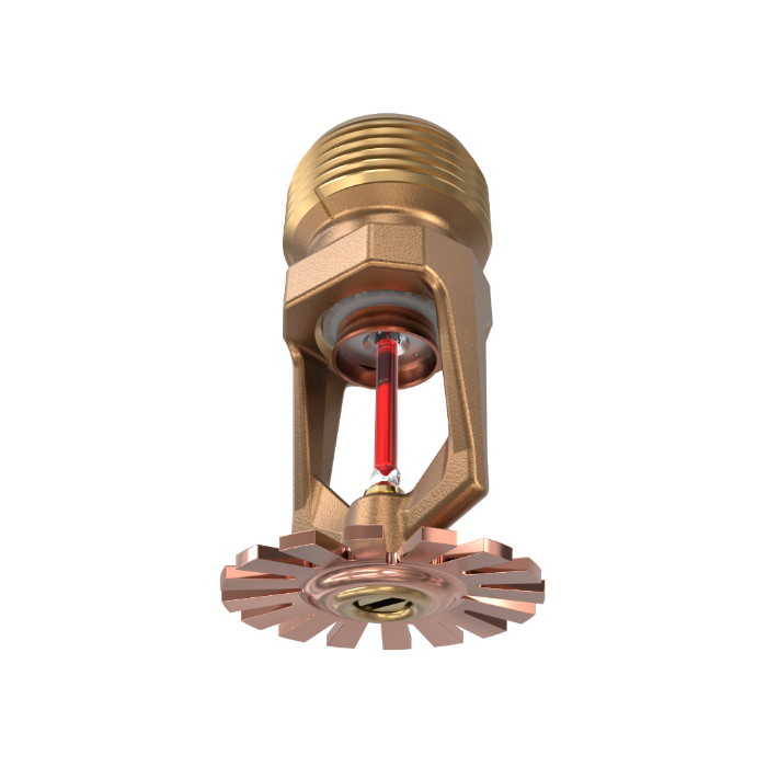 Viking® VK352, Model M, 8.0K, Standard, Pendent, QR, 3/4" NPT, Brass, 155 Degree 18258AB Fire Sprinkler Head