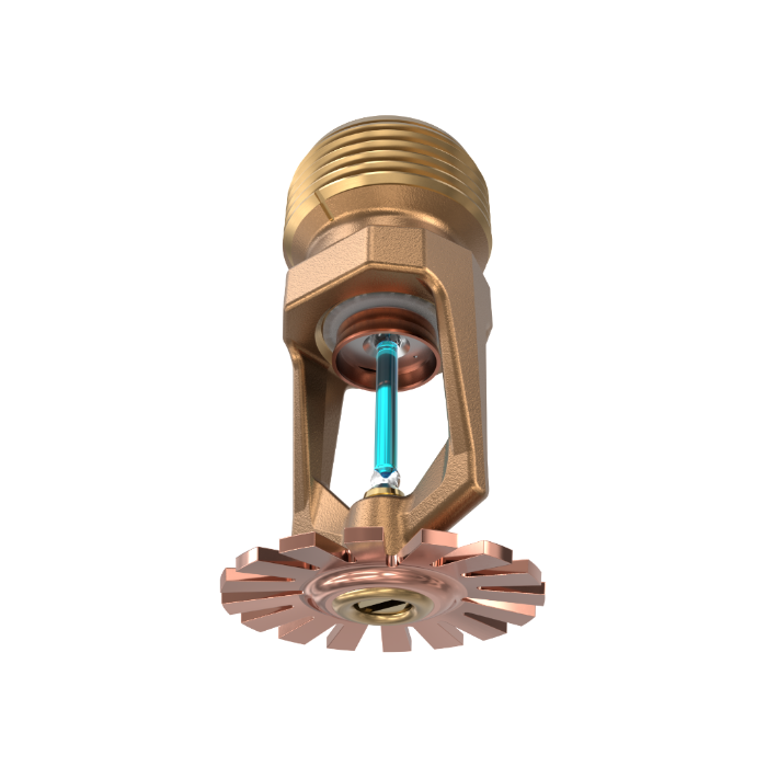 Viking® VK352, Model M, 8.0K, Standard, Pendent, QR, 3/4" NPT, Brass, 286 Degree 18258AG Fire Sprinkler Head