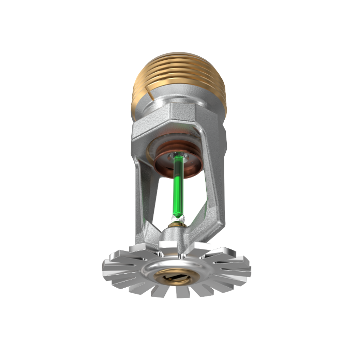 Viking® VK352, Model M, 8.0K, Standard, Pendent, QR, 3/4" NPT, Chrome, 200 Degree 18258FE Fire Sprinkler Head - WeSupplyIt.com
