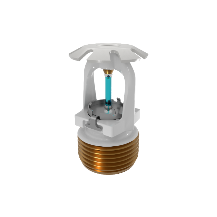 Viking® VK3541, 8.0K, Standard, Conventional, QR, 3/4" NPT, White, 286 Degree 23912MG/W Fire Sprinkler Head