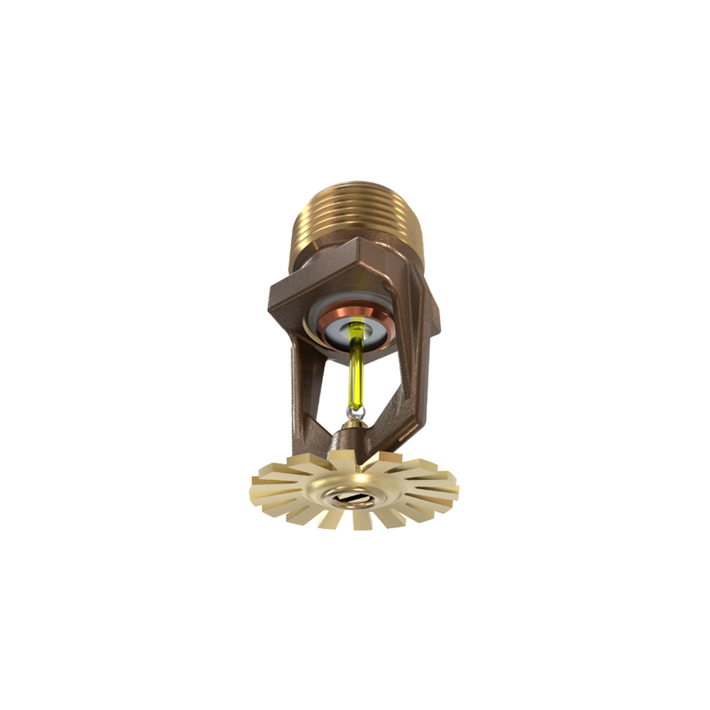 Viking® VK377, Model M, ELO, 11.2K, Special Application, Pendent, QR, 3/4" NPT, Brass, 175 Degree 08337AD Fire Sprinkler Head - WeSupplyIt.com