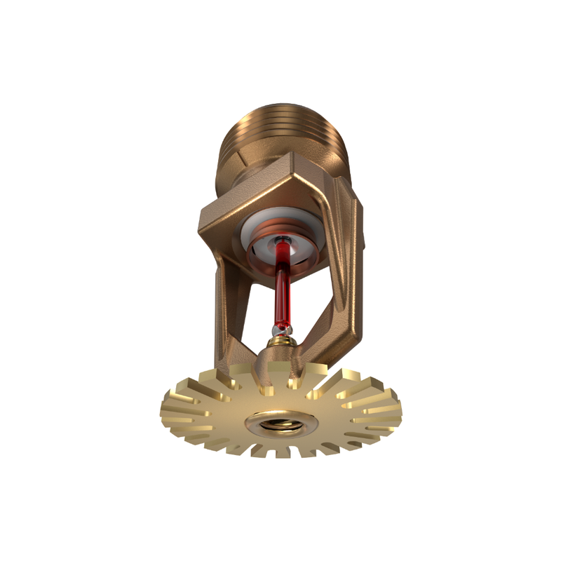 Viking® VK458, Freedom, Residential Sprinkler, Pendent, 7.4K, QR, 3/4" NPT, Brass, 155 Degree 13230AB Fire Sprinkler Head - WeSupplyIt.com