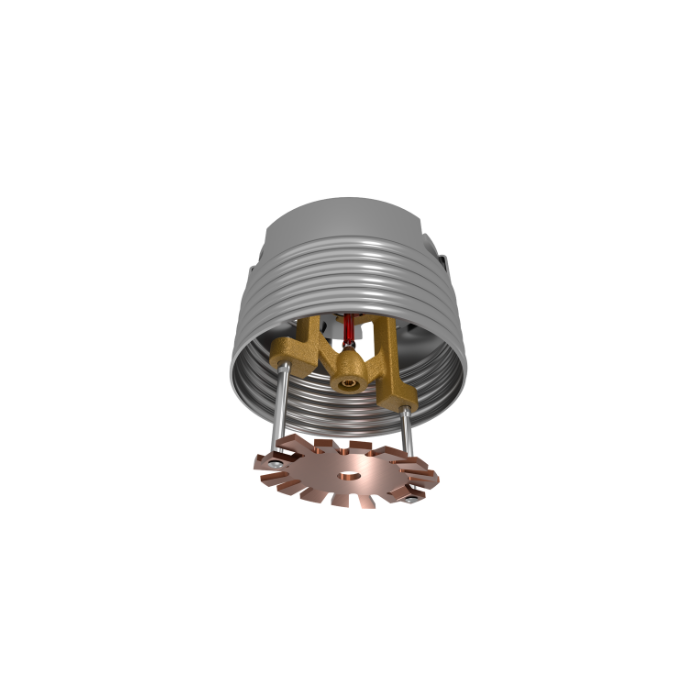 Viking® VK4621, 5.6K, Standard, Concealed Pendent, QR, 1/2" NPT, Brass, 155 Degree 24682AB Fire Sprinkler Head