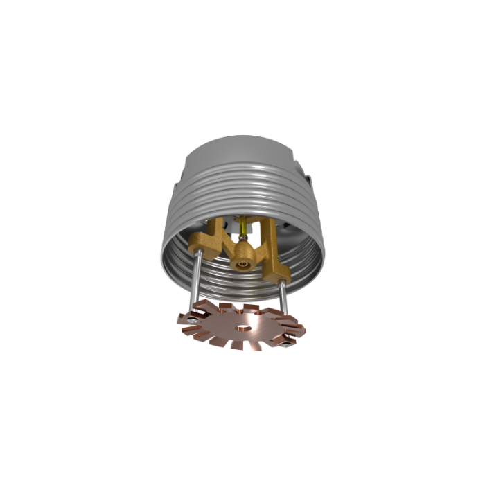 Viking® VK4621, 5.6K, Standard, Concealed Pendent, QR, 1/2" NPT, Brass, 175 Degree 24682AD Fire Sprinkler Head