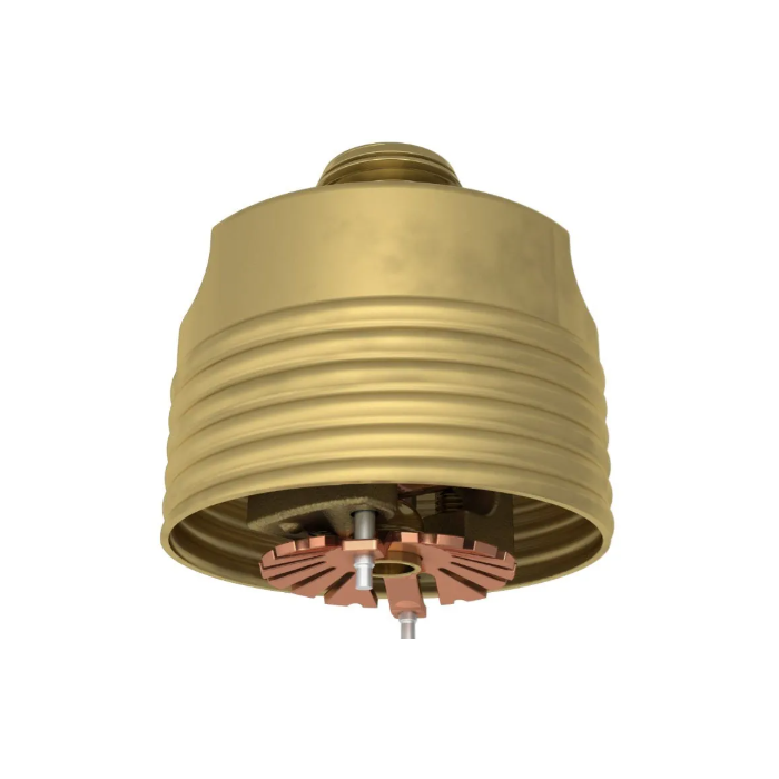 Viking® VK462, Mirage MRI Room, 5.6K, Standard, Concealed Pendent, QR, 1/2" NPT, Brass, 155 Degree 15480AB Fire Sprinkler Head