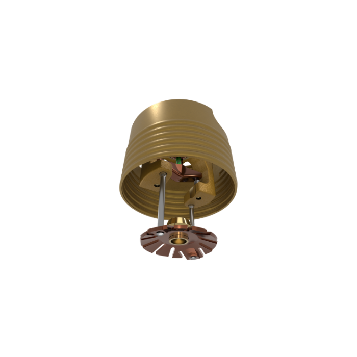 Viking® VK464, Mirage MRI Room, 8.0K, Standard, Concealed Pendent, QR, 3/4" NPT, Brass, 200 Degree 15481AE Fire Sprinkler Head