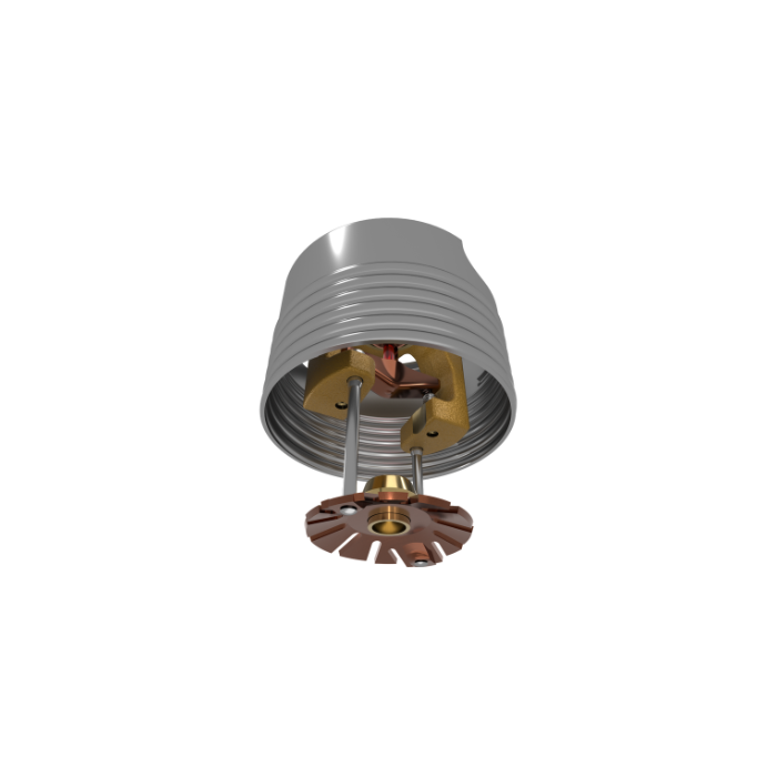 Viking® VK464, Mirage, 8.0K, Standard, Concealed Pendent, QR, 3/4" NPT, Brass, 155 Degree 13614AB Fire Sprinkler Head