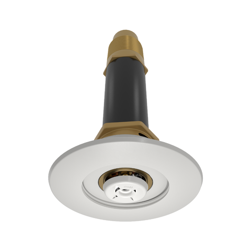 Viking® VK482, Dry Sprinkler, 5.6K, Light and Ordinary Hazard, Recessed Flush-Style Sprinkler, Pendent, Fusible Link, QR, 1” NPT, White, 205 Degree, 24” Length, 18385ME/W24 Fire Sprinkler Head - WeSupplyIt.com