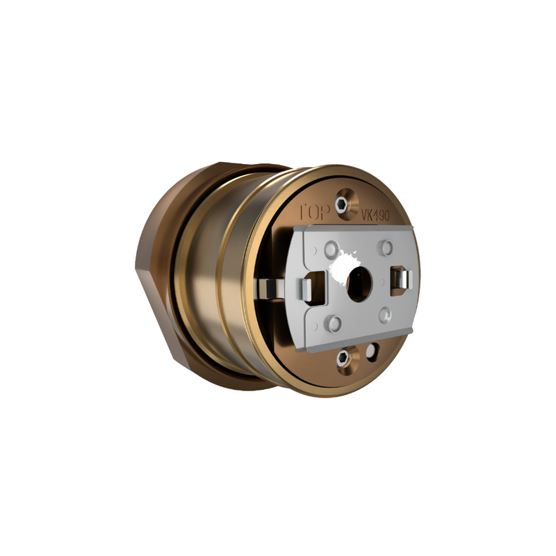 Viking® VK490, Freedom, Residential Sprinkler, Horizontal Sidewall, Fusible Link Flat Concealed, 5.8K, QR, 1/2" NPT, Brass, 205 Degree 20409AE Fire Sprinkler Head - WeSupplyIt.com