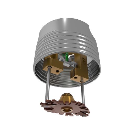 Viking® VK496, Freedom, Residential Sprinkler, Concealed Pendent, 3.0K, QR, 1/2" NPT, Brass, 200 Degree 23763AE Fire Sprinkler Head - WeSupplyIt.com