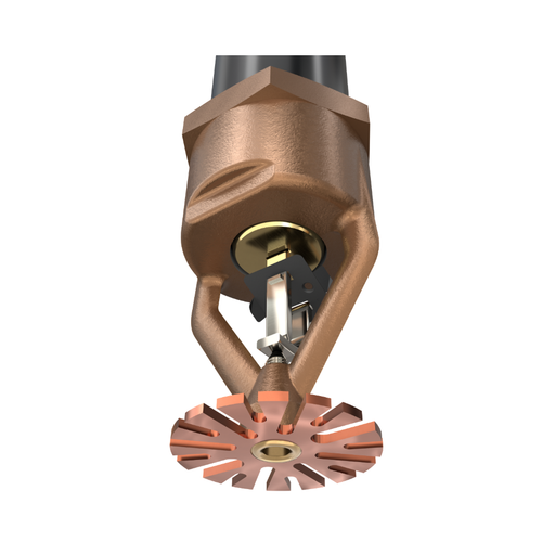 Viking® VK504, ESFR, Dry Sprinkler Pendent, 16.8K, Fusible Link, Pendent, Fast Response, 1 ½” Threaded  NPT, Brass, 205 Degree, 36.5” Length, 19016AE Fire Sprinkler Head - WeSupplyIt.com