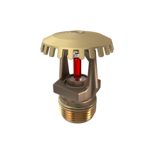 Viking® VK530, Model M, ELO, Special Application, 11.2K, Upright, SR, 3/4" NPT, Wax Coated Brass, 155 Degree, 09679CB Fire Sprinkler Head - WeSupplyIt.com