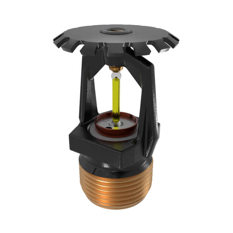 Viking® VK532, Microfast Model M, 11.2K, Extra Large Orifice, Extended Coverage, Upright, QR/SR, 3/4" NPT, Black, 175 Degree 08687MD/B Fire Sprinkler Head - WeSupplyIt.com