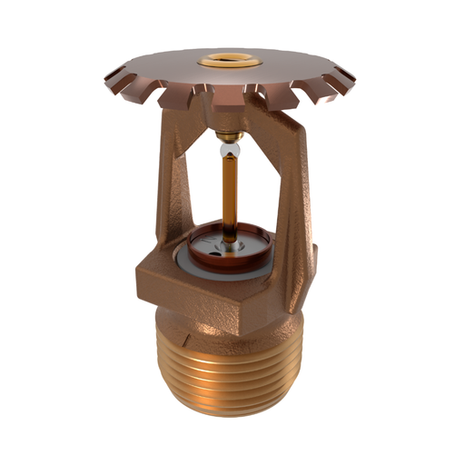 Viking® VK532, Microfast Model M, 11.2K, Extra Large Orifice, Extended Coverage, Upright, QR/SR, 3/4" NPT, Brass, 135 Degree 08687AA Fire Sprinkler Head - WeSupplyIt.com