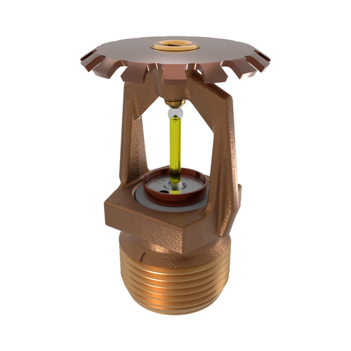 Viking® VK532, Microfast Model M, 11.2K, Extra Large Orifice, Extended Coverage, Upright, QR/SR, 3/4" NPT, Brass, 175 Degree 08687AD Fire Sprinkler Head - WeSupplyIt.com