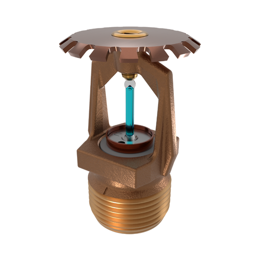 Viking® VK532, Microfast Model M, 11.2K, Extra Large Orifice, Extended Coverage, Upright, QR/SR, 3/4" NPT, Brass, 286 Degree 08687AG Fire Sprinkler Head - WeSupplyIt.com