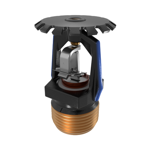 Viking® VK535, Microfast Model M, 11.2K, Extended Coverage, Fusible Link, Upright, QR, 3/4" NPT, Black, 280 Degree 14139MG/B Fire Sprinkler Head - WeSupplyIt.com