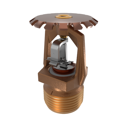 Viking® VK535, Microfast Model M, 11.2K, Extended Coverage, Fusible Link, Upright, QR, 3/4" NPT, Brass, 165 Degree 14139AC Fire Sprinkler Head - WeSupplyIt.com