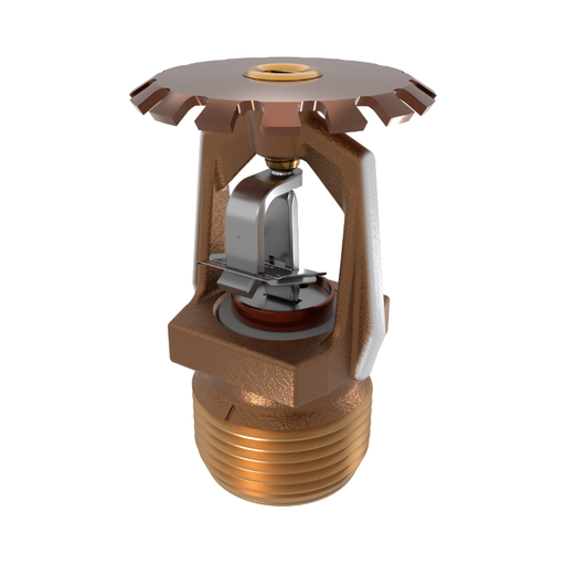 Viking® VK535, Microfast Model M, 11.2K, Extended Coverage, Fusible Link, Upright, QR, 3/4" NPT, Brass, 205 Degree 14139AE Fire Sprinkler Head - WeSupplyIt.com