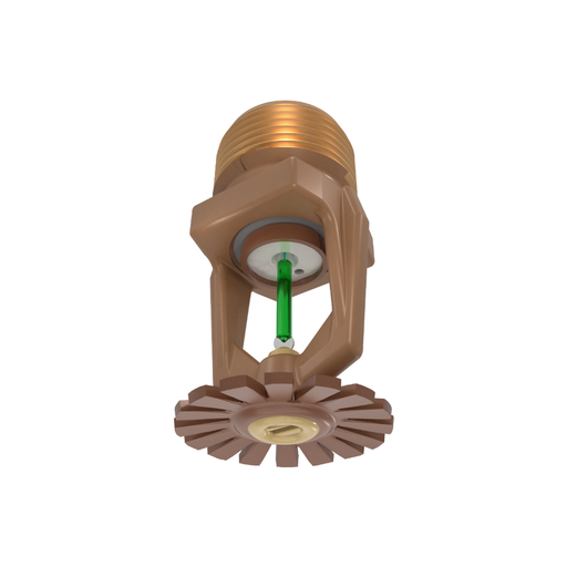 Viking® VK536, Model M, ELO, Special Application, 11.2K, Pendent, SR, 3/4" NPT, Wax Coated Brass, 200 Degree 07961CE Fire Sprinkler Head - WeSupplyIt.com