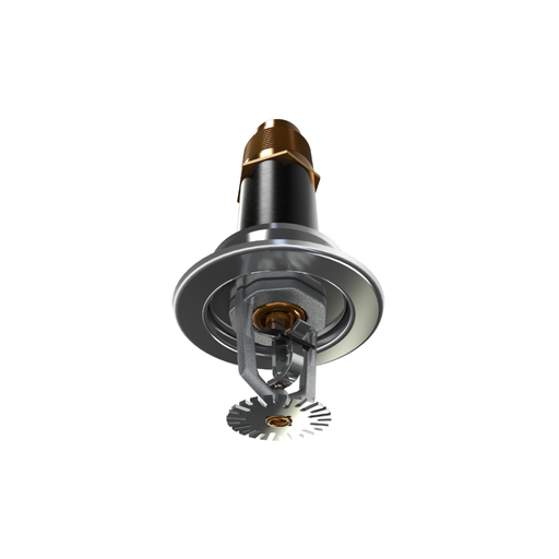 Viking® VK545, ELO, Standard, Dry Sprinkler, 11.2K, Pendent, Fusible Link, SR, Recessed Adjustable, 1 1/4” NPT, Chrome, 165 Degree, 24” Length, 19835FC24 Fire Sprinkler Head - WeSupplyIt.com