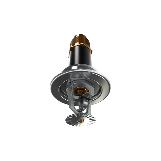 Viking® VK545, ELO, Standard, Dry Sprinkler, 11.2K, Pendent, Fusible Link, SR, Recessed Adjustable, 1 1/4” NPT, Chrome, 205 Degree, 24” Length, 19835FE24 Fire Sprinkler Head - WeSupplyIt.com