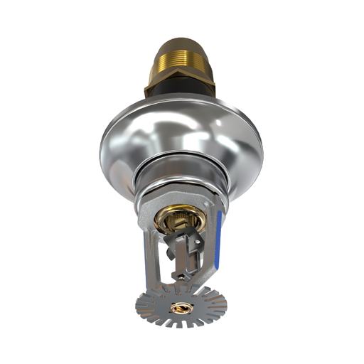 Viking® VK546, ELO, Standard, Dry Sprinkler, 11.2K, Pendent, Fusible Link, SR, Standard Adjustable, 1 1/4” NPT, Chrome, 205 Degree, 48” Length, 19840FE48 Fire Sprinkler Head - WeSupplyIt.com