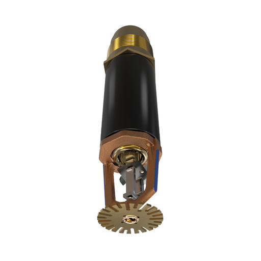 Viking® VK547, ELO, Standard, Dry Sprinkler, 11.2K, Pendent, Fusible Link, QR, Plain Barrel, 1 1/4” NPT, Brass, 205 Degree, 24” Length, 19828AE24 Fire Sprinkler Head - WeSupplyIt.com