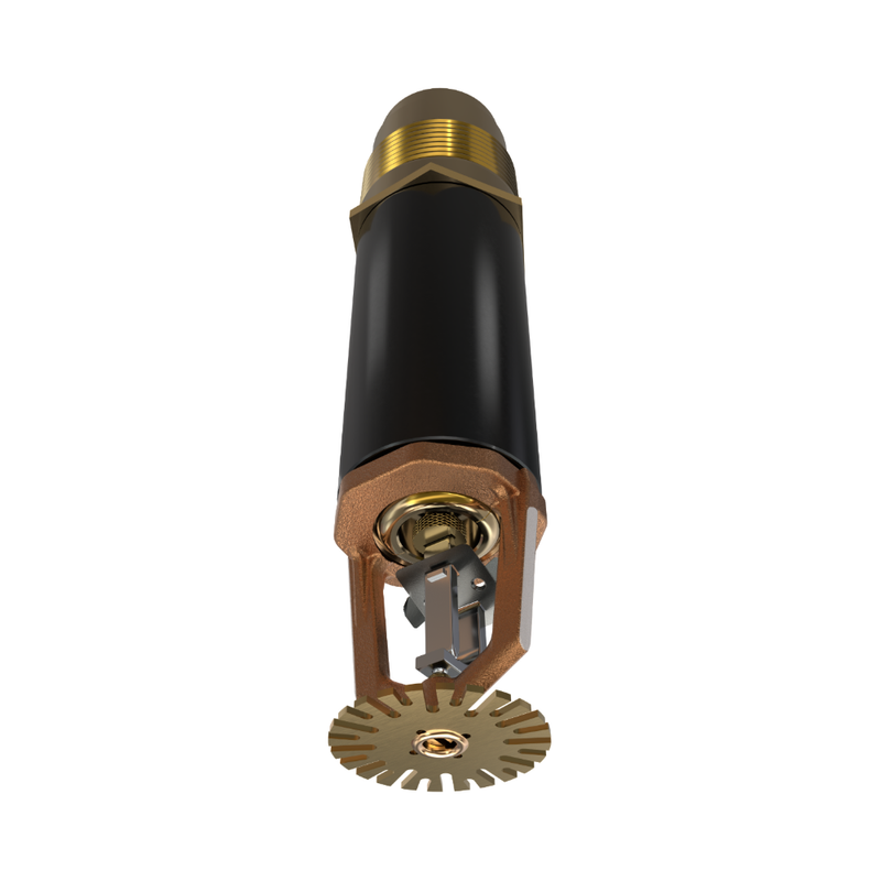 Viking® VK547, ELO, Standard, Dry Sprinkler, 11.2K, Pendent, Fusible Link, QR, Plain Barrel, 1 1/4” NPT, Brass, 280 Degree, 24” Length, 19828AG24 Fire Sprinkler Head - WeSupplyIt.com